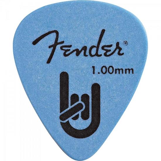 Palheta Rock-On Touring Pick 1.00 Heavy Blue FENDER Palheta Rock-On Touring Pick 1.00 Heavy Blue FENDER
