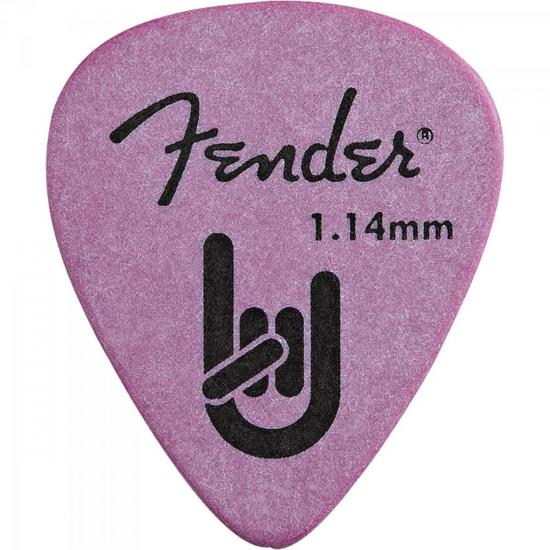 Palheta Rock-On Touring PICK 1.14 EXTRA GROSSA Lilás FENDER Palheta Rock-On Touring PICK 1.14 EXTRA GROSSA Lilás FENDER