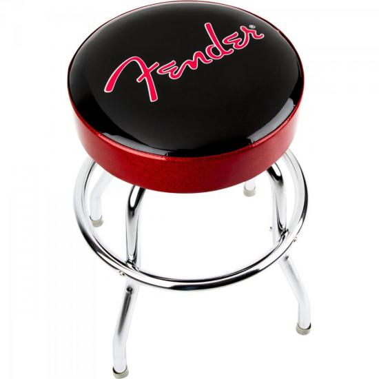 Banco Barstool 24" Vermelho/Preto FENDER Banco Barstool 24" Vermelho/Preto FENDER