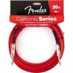 Cabo para Instrumentos P10 x P10 6m CALIFORNIA SERIES Vermelho FENDER