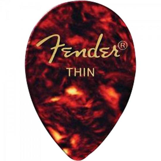 Palheta Shape Classic 358 Thin Tortoise Shell FENDER Palheta Shape Classic 358 Thin Tortoise Shell FENDER