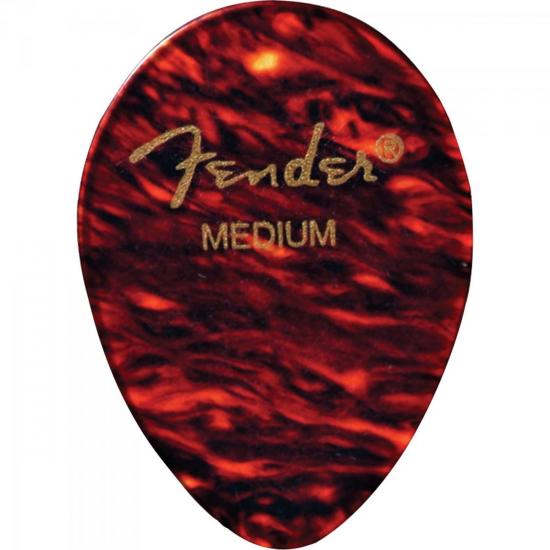 Palheta Celulóide Shape Classic 358 Medium Tortoise Shell FENDER Palheta Celulóide Shape Classic 358 Medium Tortoise Shell FENDER