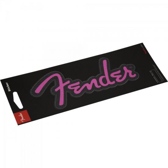 Adesivo Brilhante Logo Rosa FENDER Adesivo Brilhante Logo Rosa FENDER
