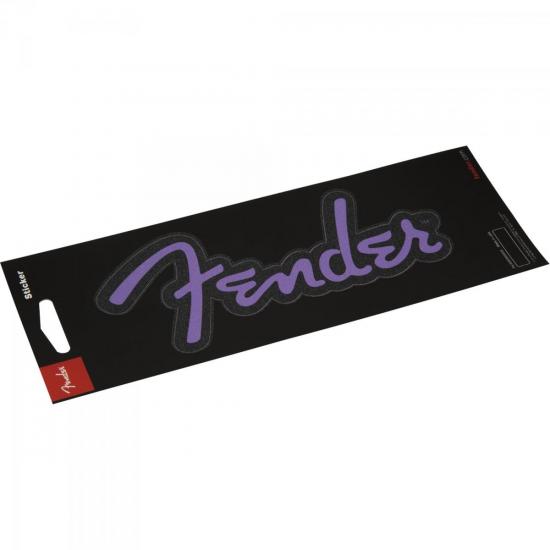 Adesivo Brilhante Logo Púrpura FENDER Adesivo Brilhante Logo Púrpura FENDER