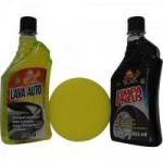 Kit Limpeza 3 Peças FAST Preto SUN CAR