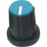 Knob Estriado com Parafuso para Mesa de Som KP-200 Azul SCOTT