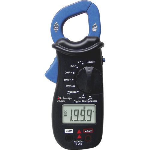 Alicate Amperímetro Digital Minipa ET-3100 Azul/Preto