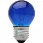Lâmpada BOLINHA 15W 220V E27 BG45 Azul BRASFORT