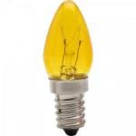 Lâmpada CHUPETINHA 7W 127V E14 CH24 Ambar BRASFORT