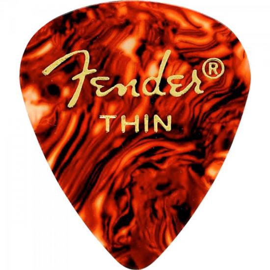 Palheta Celulóide Shape Classic 351 Thin Tortoise Shell FENDER Palheta Celulóide Shape Classic 351 Thin Tortoise Shell FENDER