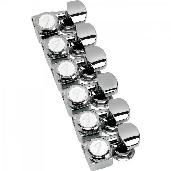 Tarraxas para Guitarras Strato/Tele com trava LOCKING 38-11 F-SL Niquelada FENDER Tarraxas para Guitarras Strato/Tele com trava LOCKING 38-11 F-SL Niquelada FENDER