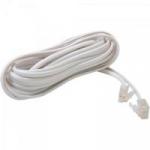 Extensor para Telefone 5mt RJ11 2 Vias Liso CBTL0008 Branco STORM