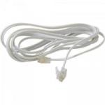 Extensor para Telefone 2mt RJ11 2 Vias Liso CBTL0007 Branco STORM