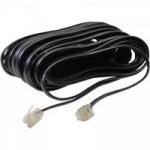 Extensor para Telefone 10mt RJ11 2 Vias Liso CBTL0009 Preto STORM