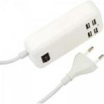 Carregador USB 4 Portas 4000mA XC-USB-4 Branco X-CELL