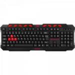 Teclado Gamer Multimídia SPIDER GK-704BK Preto/Vermelho FORTREK
