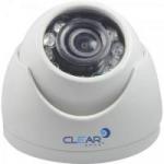 Câmera AHD Mini Dome IR 15m 2,8mm 720P AHD-12L METAL Branca CLEAR