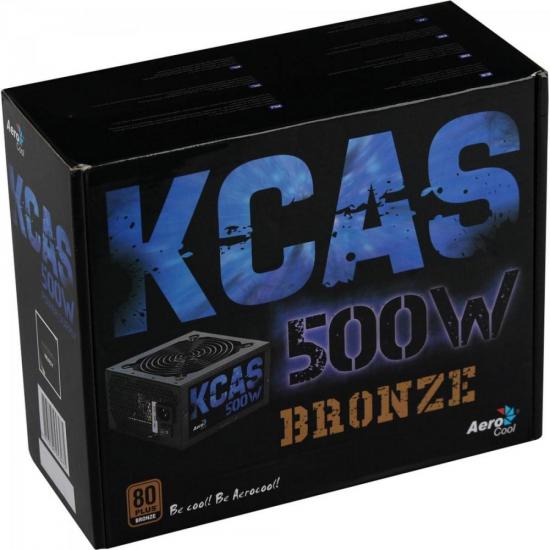 Fonte Gamer ATX KCAS 500W 80 Plus Bronze PFC Ativo AEROCOOL 