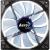 Cooler Fan 14cm BLUE LED EN51400 Azul AEROCOOL 