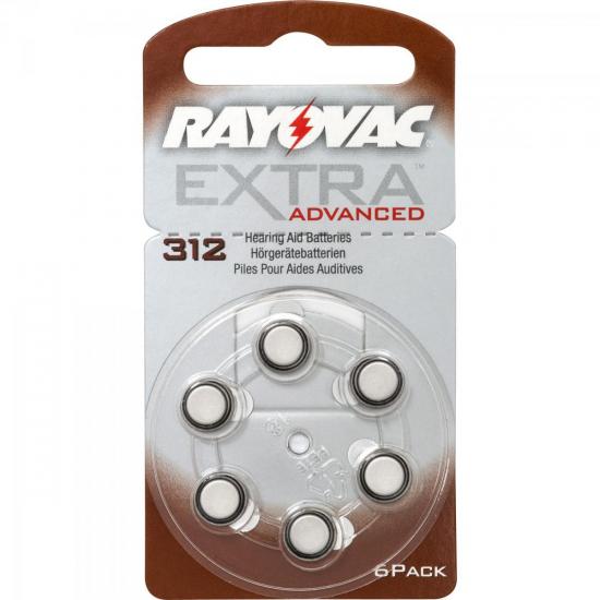 Pilha Auditiva 312 1,4V Extra Advanced Rayovac cartela c/6 pilhas Pilha Auditiva 312 1,4V Extra Advanced Rayovac cartela c/6 pilhas