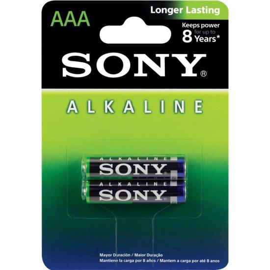 Pilha Alcalina AAA AM4L-B2D Sony Caixa c/24 pilhas (cartela c/2) Pilha Alcalina AAA AM4L-B2D Sony Caixa c/24 pilhas (cartela c/2)