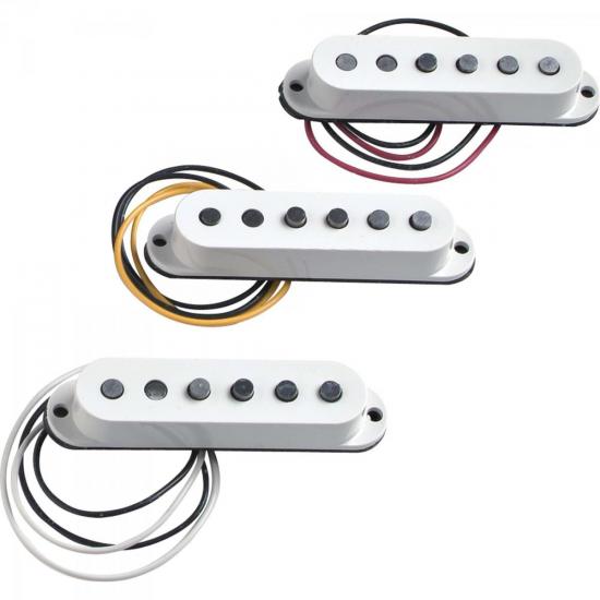 Set de Captadores para Guitarra TEX-MEX STRATOCASTER Branco FENDER Set de Captadores para Guitarra TEX-MEX STRATOCASTER Branco FENDER