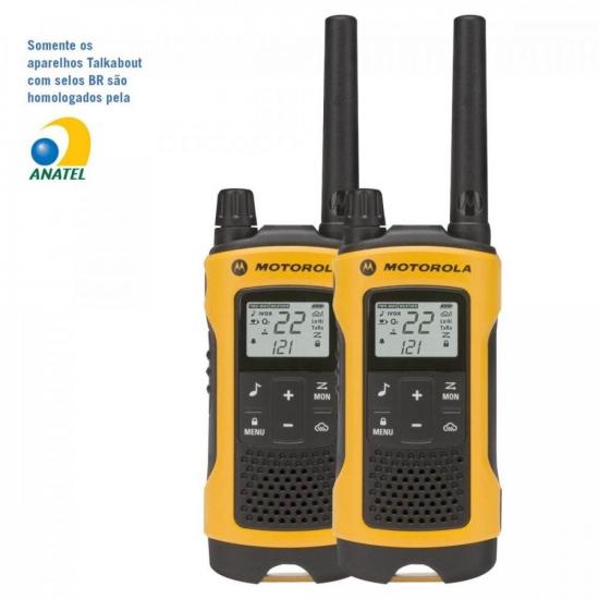 Rádio Comunicador Talkabout 35km T400BR Amarelo MOTOROLA Rádio Comunicador Talkabout 35km T400BR Amarelo MOTOROLA