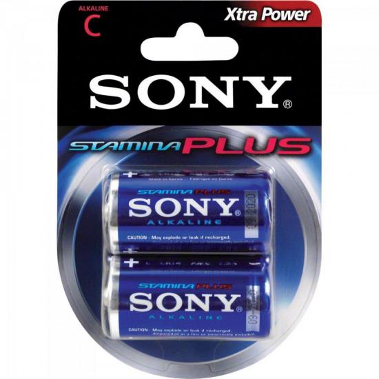 Pilha Alcalina C Stamina Plus AM2-B2D Sony Caixa c/24 pilhas (cartela c/2) Pilha Alcalina C Stamina Plus AM2-B2D Sony Caixa c/24 pilhas (cartela c/2)