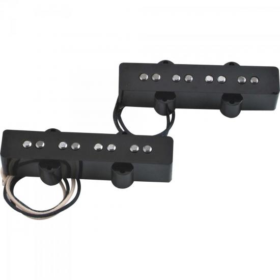 Set de Captadores Para Contrabaixo ORIGINAL JAZZ BASS Preto FENDER Set de Captadores Para Contrabaixo ORIGINAL JAZZ BASS Preto FENDER