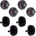Kit Som Automotivo 120W RMS 8 Ohms 4 DRIVERS + 4 CORNETAS CURTAS ORION