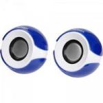 Caixa Multimídia 2.0 5W RMS CS-69 Azul/Branca EXBOM