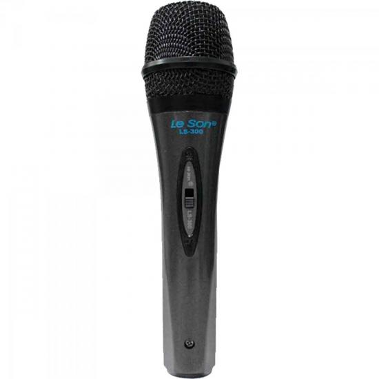 Microfone de Mão Dinâmico Leson LS300 Preto