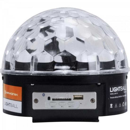 Meia Bola 6 LEDs com SD/USB/Bluetooth LIGHTBALL LBH-101 HAYONIK Meia Bola 6 LEDs com SD/USB/Bluetooth LIGHTBALL LBH-101 HAYONIK