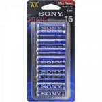 Pilha Alcalina 16 AA Stamina Plus AM3-B16D Sony Caixa c/512 pilhas (cartela c/16 )