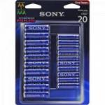 Pilha Alcalina 10 AA + 10 AAA Stamina Plus ALMX-B20D Sony Caixa c/480 pilhas (cartela c/20)
