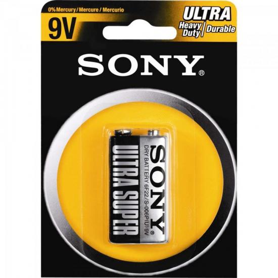 Bateria Zinco 9V S-006P Sony Caixa c/12 pilhas (cartela c/1) Bateria Zinco 9V S-006P Sony Caixa c/12 pilhas (cartela c/1)