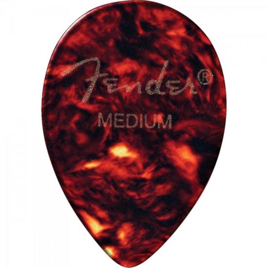 Palheta Celulóide 358 Medium Tortoise Shell FENDER Palheta Celulóide 358 Medium Tortoise Shell FENDER