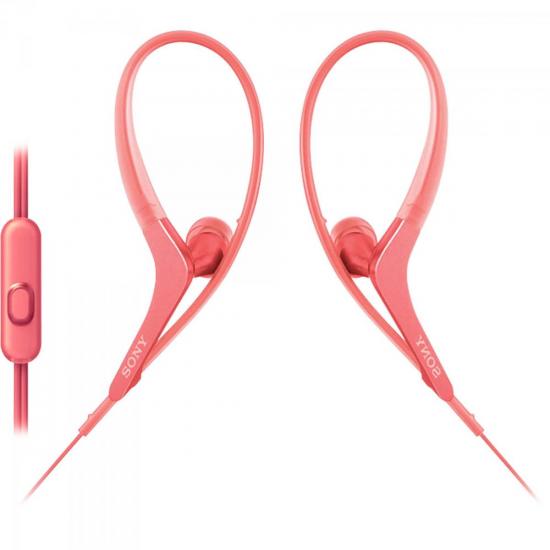 Fone de Ouvido Intra-Auricular com Microfone MDR-AS410AP/P Rosa SONY Fone de Ouvido Intra-Auricular com Microfone MDR-AS410AP/P Rosa SONY