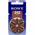 Pilha Auditiva 312 1,4V PR312 D6N Sony cartela c/6.