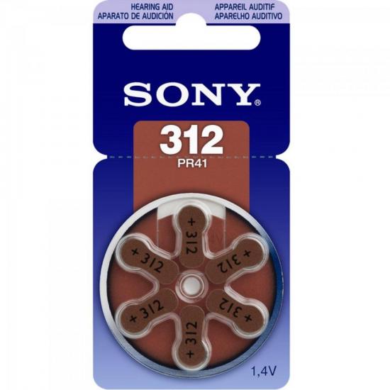 Pilha Auditiva 312 1,4V PR312 D6N Sony cartela c/6. Pilha Auditiva 312 1,4V PR312 D6N Sony cartela c/6.