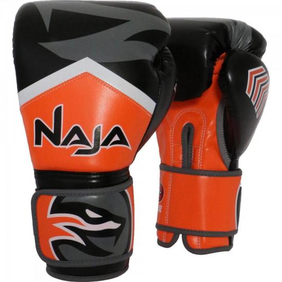 Luva de Boxe NEW EXTREME 14 OZ Laranja NAJA Luva de Boxe NEW EXTREME 14 OZ Laranja NAJA