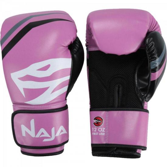 Luvas de Boxe Adulto FIRST 10-OZ Rosa NAJA Luvas de Boxe Adulto FIRST 10-OZ Rosa NAJA