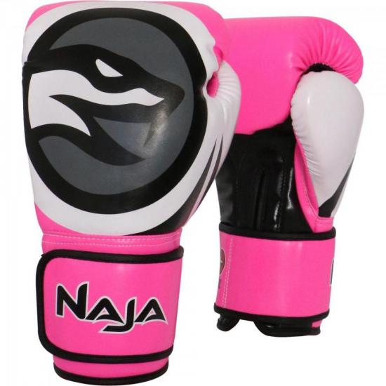 Luva de Boxe COLORS FLUOR 12-OZ Rosa NAJA Luva de Boxe COLORS FLUOR 12-OZ Rosa NAJA
