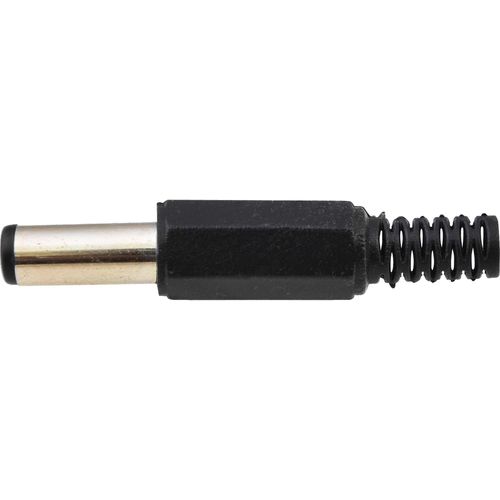 Plug P4 Plástico Com Protetor de Cabo PGPQ0003 Preto Storm