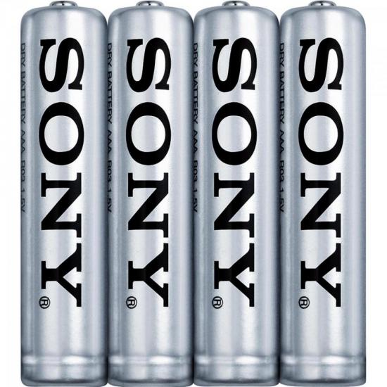 Pilha Zinco AAA R03-NUP4A/Z Sony Caixa c/40 pilhas (shrink c/4) Pilha Zinco AAA R03-NUP4A/Z Sony Caixa c/40 pilhas (shrink c/4)