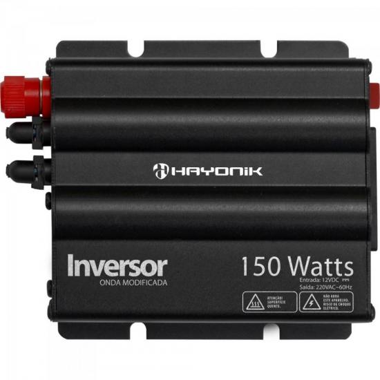Inversor 150W 12VDC/220V Onda Modificada Cinza Escuro HAYONIK Inversor 150W 12VDC/220V Onda Modificada Cinza Escuro HAYONIK