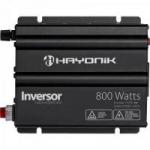 Inversor 800W 12VDC/220V Onda Modificada Cinza Escuro HAYONIK