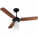 Ventilador de Teto 3 Pás 127V WIND LIGHT Preto/Mogno VENTISOL