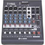 Mesa de Som 6 Canais Stereo Starmix XMS602R Cinza LL AUDIO