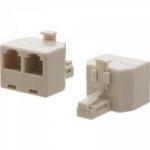 Adaptador RJ11 Para 2 RJ11 Bege MXT